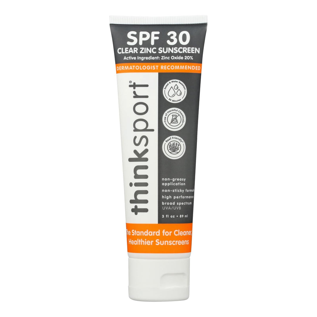 Thinksport - Snscrn Clear Zinc Spf30 - 1 Each - 3 Fz - Maras Green